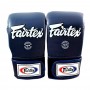 Fairtex TGO3 Снарядные Перчатки Тайский Бокс Открытый Большой Палец Синие